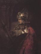 REMBRANDT Harmenszoon van Rijn A Man in Armour (mk33)